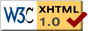 valid XHTML 1.0